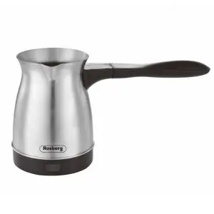 Джезве електрическо Rosberg R51165A, 600W, 300 ml, Защита, Инокс, (13081)