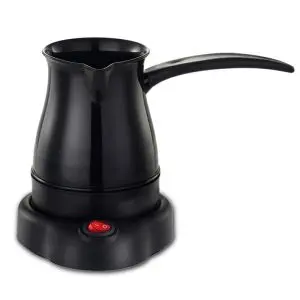 Джезве електрическо Rosberg R51165BS, 600W, 300 ml, Безжична употреба, Черен, (13078)