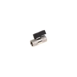 Сферичен кран Alphacool Eiszapfen, Двупосочен, G1/4, Сребрист, (35936404)