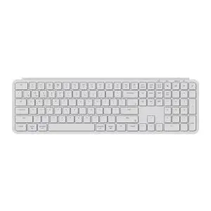 Безжична клавиатура Keychron B6 Pro Ultra-Slim - Ivory White, (35939688)