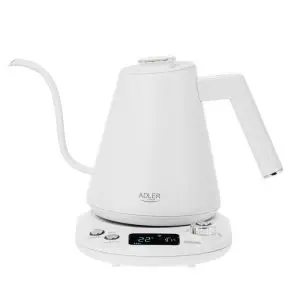 Електрическа кана Adler AD 1349W, 1100W, 1 л, 40-100 C, Поддържане на топлината, LED дисплей, Бял, (35945585)