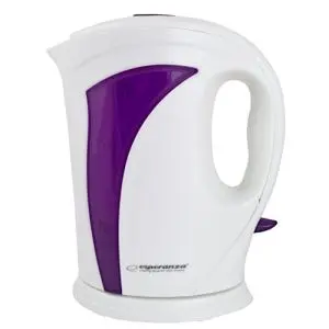 Електрическа кана Esperanza EKK018V, 2200W, 1.7 литра, Автоматично икзлючване, Бял/лилав, (999EKK018V)