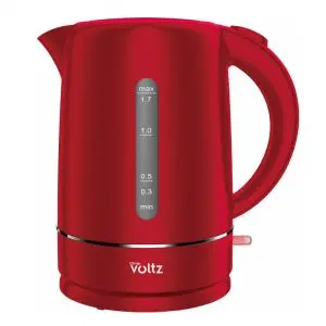 Електрическа кана Oliver Voltz Daisy OV51230W, 2200W, 1.7 л, Автоматично изключване, Червен, (35940327)