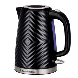 Електрическа кана Russell Hobbs 26380-70, 2400 W, 1.7 л, Бързо завиране, 3D Дизайн, Чучур без подливане, Черен, (17783)