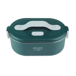 Електрическа кутия за обяд Adler AD 4505, 800 ml, До 70C, Стоманен съд за храна, Зелен, (17717)