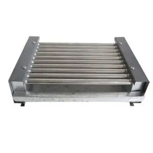 Електрическа скара RUBINO ЕС 0.9, 900W, Без капак, Работна площ 24х18.5 см, Сив/шагрен, (15710)