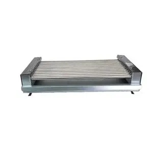 Електрическа скара RUBINO ЕС 1.6, 1600W, Без капак, Работна площ 34х24 см, Сив/Шагрен, (17609)