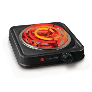 Електрически котлон Esperanza EKH012K, 1000W, Открит нагревател, 5 нива, Черен, (11269)