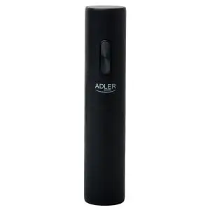 Електрически тирбушон Adler AD 4509, 20-24 мм, Нож за фолио, Черен, (35922818)