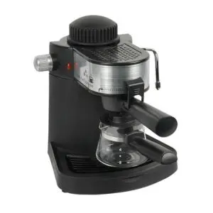 Еспресо машина за мляно кафе Hausberg HB 3715, 3.5 bar, 650 W, 4 чаши, Черен, (12976)