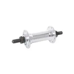 Компонент за велосипед Quando QUANDO KT-A16F, 36H, ALLOY, CP. CAP NUT, 3/8*100*140mm, with safety washers, &quot;VELOTEC&quot; LOGO, NATURAL Главини Предни главини, 10273