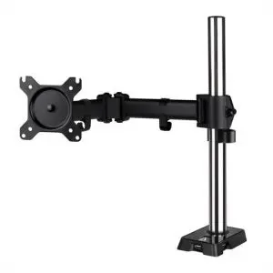 Стойка за монитор за бюро ARCTIC Z1 (Gen 3), Регулируема, до 49', 15 кг, hub USB 2.0, Черна, (35933466)