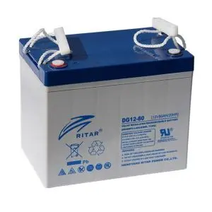 Оловна гелова батерия RITAR (DG12-80), 12V, 80Ah, F15/M6 / F11/M6, За соларни системи, (35936885)