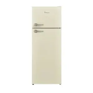 Хладилник FRAM FDD-VRL212BGE++, Ретро дизайн, 212 L, Less Frost, Крем, (35922894)