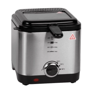 Фритюрник ELITE DF-1198, 1.5L, 900W, Инокс, (16036)