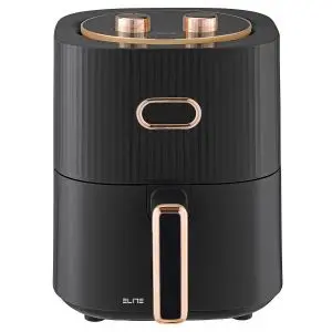 Фритюрник с горещ въздух ELITE AF-1243, 1300W, 5 L, Черен, (22127)