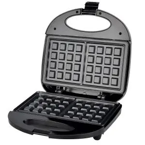 Гофретник Esperanza EKT008, 1000W, Незалепващо покритие, Черен, (9999EKT008)