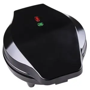 Гофретник Rosberg R51442GB, 1200W, Форми - сърца, Незалепващ, Черен, (55R51442GB)