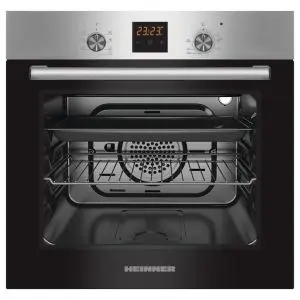 Готварска фурна за вграждане HEINNER HBO-S567LDTGC-IX, 56 L, 7 Функции, Инокс, (22429)