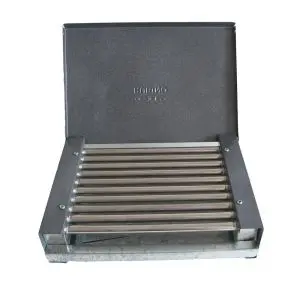 Електрическа скара Rubino ЕС- 0.9К, 900 W, Тавичка за мазнина