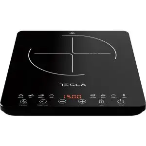 Индукционен котлон Tesla IC300B, 1500W, 8 нива на мощност, Черен, (35930914)
