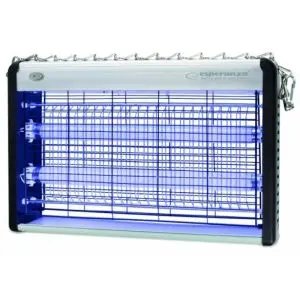 Инсектицидна лампа Esperanza Hunter EHQ006, 20W, 80m2, UV светлина, Тиха работа, Бял, (17649)