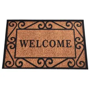 Изтривалка за входна врата Chilai Home 877CHL1025, 40x60 см, PVC, Бежов/Черен, (11435)