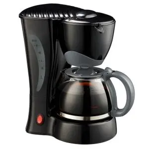 Кафемашина за шварц кафе Rosberg R51170B, 550W, Антикапкова система, за 6 чаши, Черен/сив, (555R51170B)