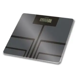 Кантар Rosberg R51650E, 180 кг, Дигитален, LCD дисплей, Сребрист, (55R51650EG)