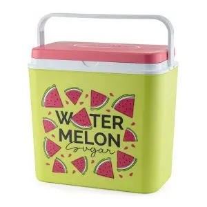 Хладилна кутия ATLANTIC Watermelon, 24 литра, Пасивна, Охлаждане, Без BPA, Многоцветен, (20424)