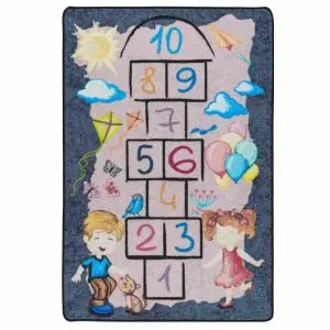 Kилим Chilai Home 770CNF9156, 133x190 см, Aнтибактериални нишки от полиамид, Сив, (770CNF9156)