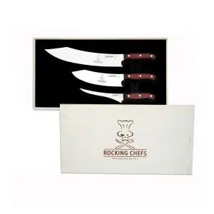 Комплект ножове Giesser серия PremiumCut - 3 pcs. set, Rocking Chefs, Micarta, (35945255)