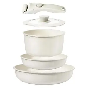 Комплект тенджера и тигани Goldmann GM-1005, 5 части, Универсална дръжка, Индукция, (35948592)