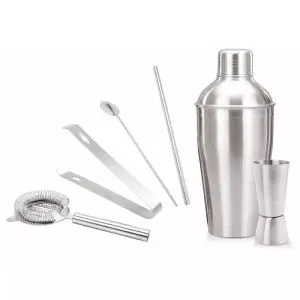 Комплект за коктейли Kinghoff KH 1392, 6 части, Инокс, (9999KH1392)