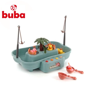 Комплект за риболов Buba Go Fishing, 889-191, патета, сив, (14914)