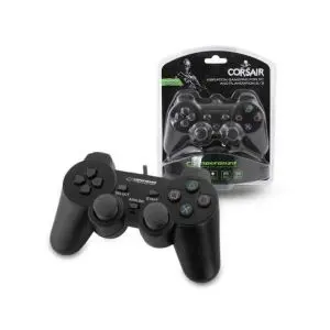 Контролер Esperanza Corsair EG106, За PS3 и PC, USB 2.0, 12 бутона, Черен, (22225)