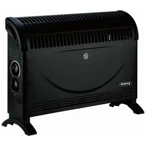 Конвекторна печка Rosberg R51974A, 2000W, 3 нива, Термостат, Черен, (22237)