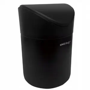 Кош за боклук мини Kinghoff KH 1813, 1.8L, 12 x17 cm, Неръждаема стомана, Черен, (35922497)