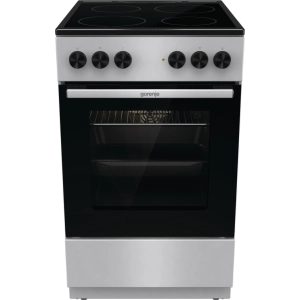 Готварска печка със стъклокерамичен плот GORENJE GEC5A61SG, 70 литра, сив металик, (17282)