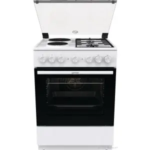 Комбинирана готварска печка GORENJE GK6B40WF, 71 л., бяла, (17287)