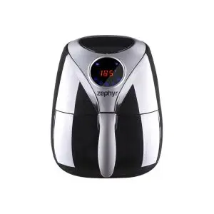 Фритюрник с горещ въздух ZEPHYR ZP 1980 AH, 1600W, 3.2 литра, Дигитален, Таймер, Черен, (18279)