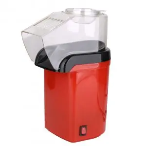 Машина за пуканки с горещ въздух Rosberg R51233A, 1200W, Мерителна чашка, Червен, (20524)