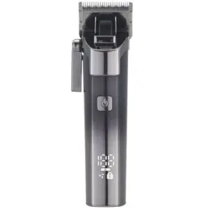 Машинка за подстригване и бръснене без кабел Voltz OV51810O, 3W, Автономия 210 мин, Титаниево острие, 2000 mAh, IPX6, Сив/черен, (20598)