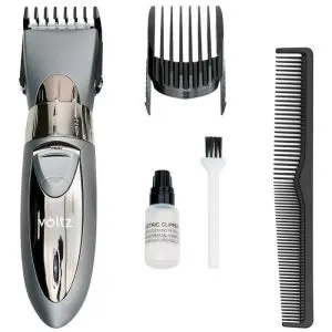 Машинка за подстригване Voltz V51810C, 3W, Безжична, Титаниеви остриета, Сив, (555551810C)