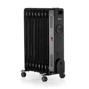Маслен радиатор Zilan ZLN8416, 2000 W, 9 ребра, 3 степени, Дистанционно управление, Термостат, Черен, (17821)