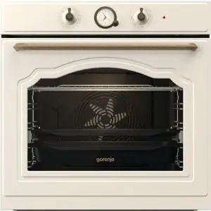 Готварска фурна за вграждане Gorenje BOS67372CLI, 77 L, Слонова кост, (13618)