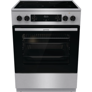 Готварска печка Gorenje GECS6C70XC със стъклокерамичен плот, 71 литра, неръждаема стомана, (13708)