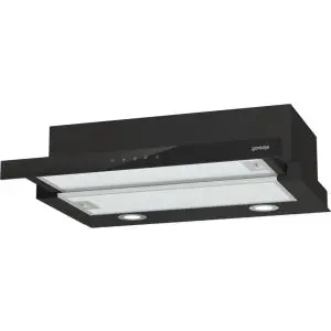 Абсорбатор за вграждане GORENJE TH64E4BG, 450 м³/ч, Черен, (20727)