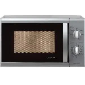 Микровълнова фурна Tesla MW2030MS, 700W, 20 литра, Размразяване, Загряване, Таймер, Сребрист, (12795)