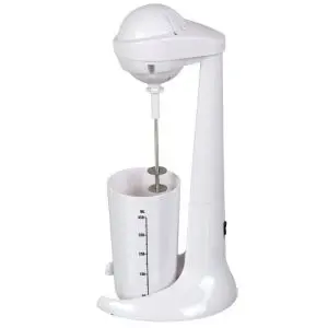 Миксер за фрапе Rosberg RP51163C, 100W, 2 скорости, Метална бъркалка, Бял, (14662)